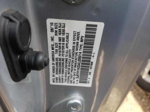 Photo 9 VIN: 5J6YH1H33AL006014 - HONDA ELEMENT LX 