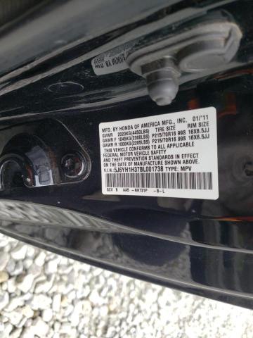 Photo 9 VIN: 5J6YH1H37BL001738 - HONDA ELEMENT LX 