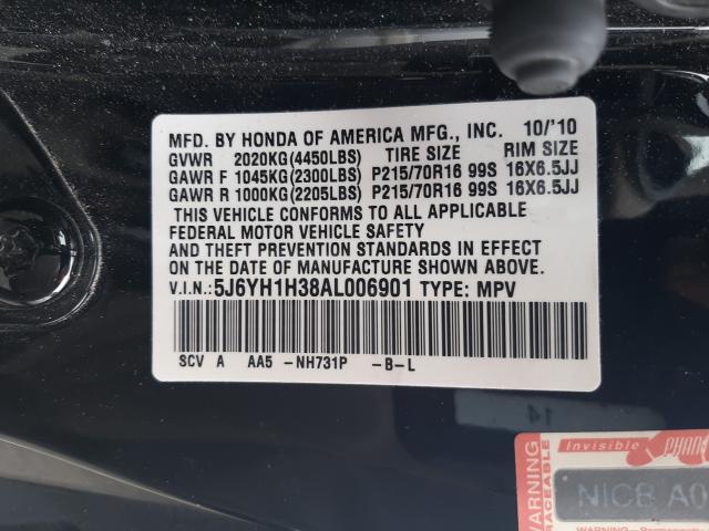 Photo 9 VIN: 5J6YH1H38AL006901 - HONDA ELEMENT LX 