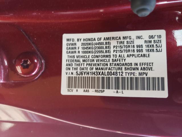 Photo 11 VIN: 5J6YH1H3XAL004812 - HONDA ELEMENT LX 