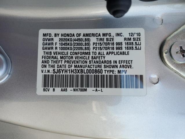 Photo 11 VIN: 5J6YH1H3XBL000860 - HONDA ELEMENT 