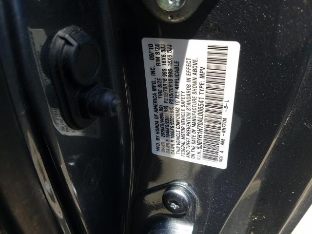 Photo 9 VIN: 5J6YH1H70AL006541 - HONDA ELEMENT EX 