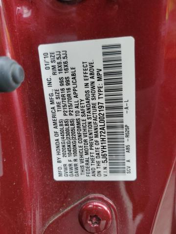 Photo 11 VIN: 5J6YH1H72AL002197 - HONDA ELEMENT EX 