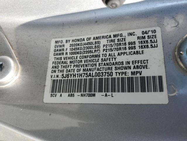 Photo 11 VIN: 5J6YH1H75AL003750 - HONDA ELEMENT 