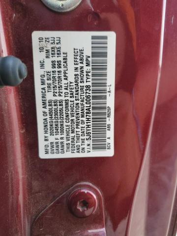 Photo 12 VIN: 5J6YH1H78AL006738 - HONDA ELEMENT EX 