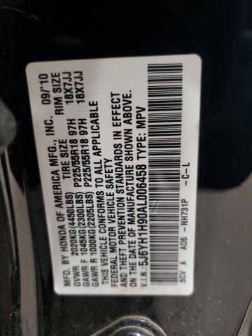 Photo 11 VIN: 5J6YH1H90AL006458 - HONDA ELEMENT 