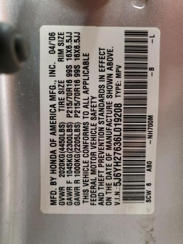 Photo 12 VIN: 5J6YH27636L019208 - HONDA ELEMENT 