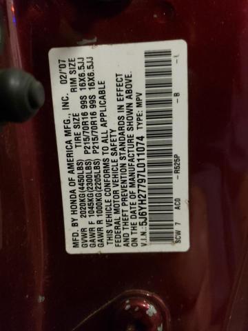 Photo 12 VIN: 5J6YH27797L011074 - HONDA ELEMENT EX 