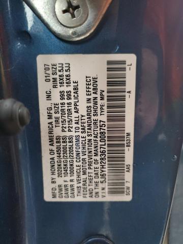 Photo 12 VIN: 5J6YH28367L008757 - HONDA ELEMENT LX 