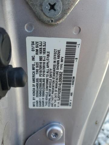 Photo 12 VIN: 5J6YH28514L006962 - HONDA ELEMENT EX 