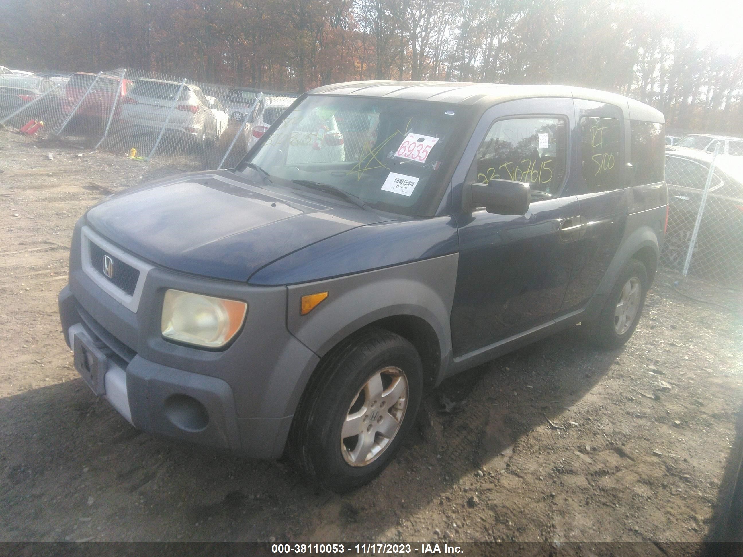 Photo 1 VIN: 5J6YH28523L002823 - HONDA ELEMENT 