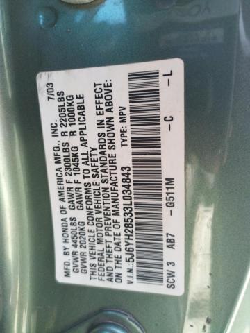 Photo 11 VIN: 5J6YH28533L034843 - HONDA ELEMENT 