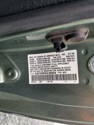 Photo 13 VIN: 5J6YH28534L005554 - HONDA ELEMENT EX 