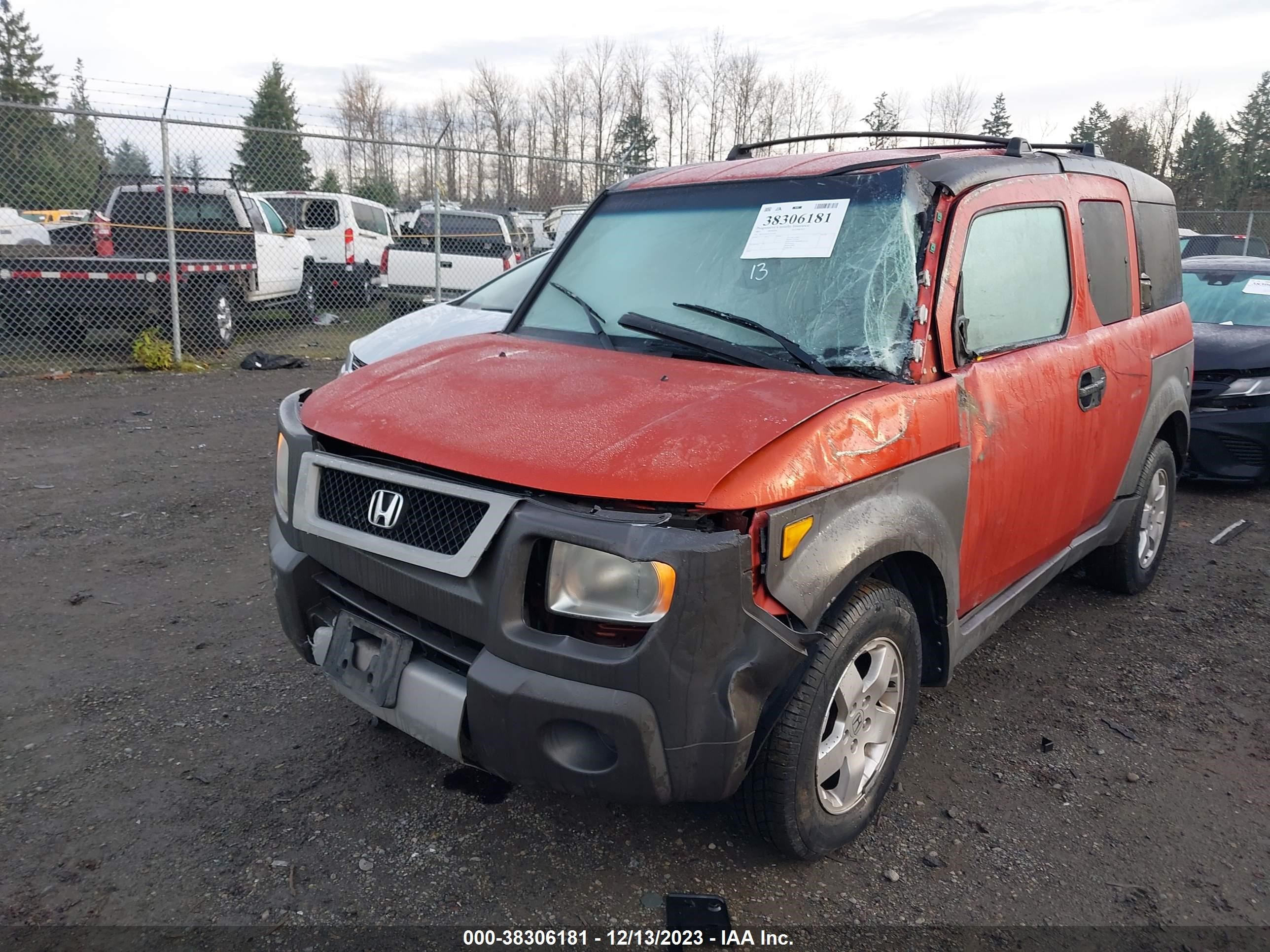 Photo 1 VIN: 5J6YH28543L037458 - HONDA ELEMENT 