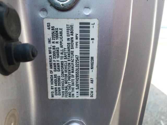 Photo 12 VIN: 5J6YH28553L022547 - HONDA ELEMENT EX 