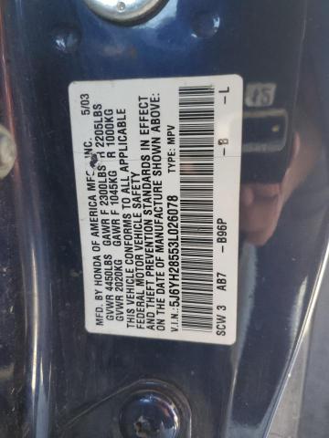 Photo 11 VIN: 5J6YH28553L026078 - HONDA ELEMENT EX 