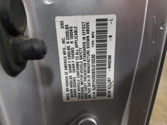 Photo 11 VIN: 5J6YH28583L015530 - HONDA ELEMENT EX 