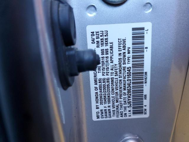 Photo 11 VIN: 5J6YH28634L016045 - HONDA ELEMENT 