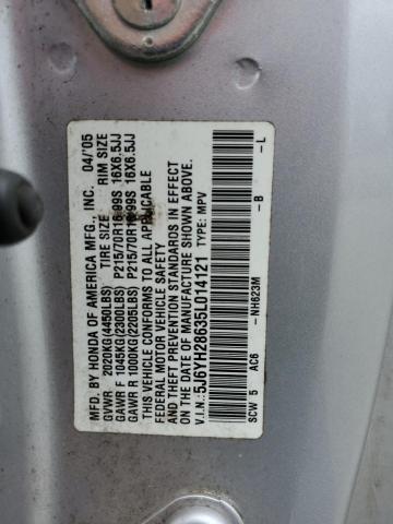 Photo 12 VIN: 5J6YH28635L014121 - HONDA ELEMENT EX 