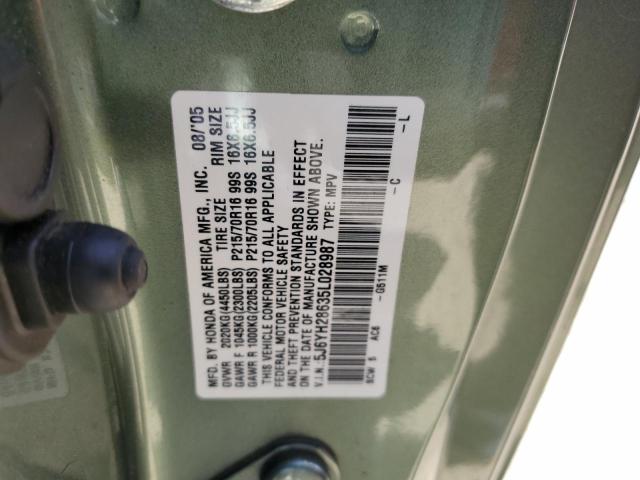 Photo 12 VIN: 5J6YH28635L028987 - HONDA ELEMENT 