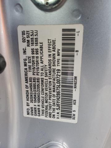 Photo 12 VIN: 5J6YH28675L007219 - HONDA ELEMENT 