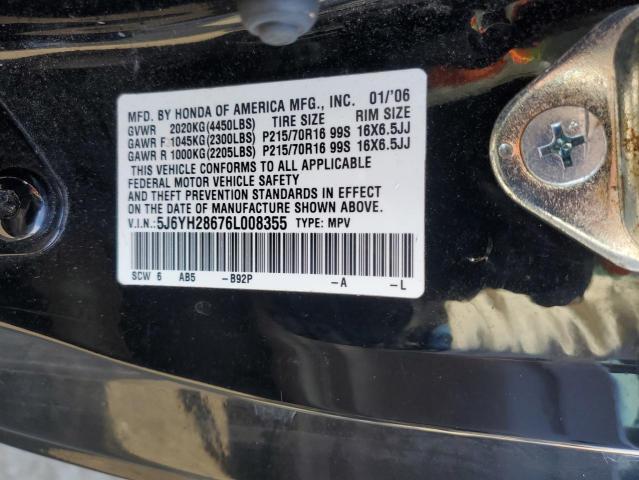 Photo 11 VIN: 5J6YH28676L008355 - HONDA ELEMENT 