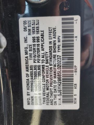 Photo 11 VIN: 5J6YH28685L020237 - HONDA ELEMENT 