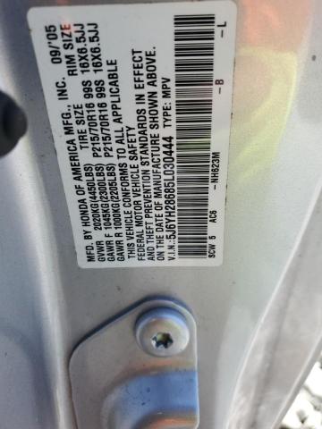 Photo 12 VIN: 5J6YH28685L030444 - HONDA ELEMENT 