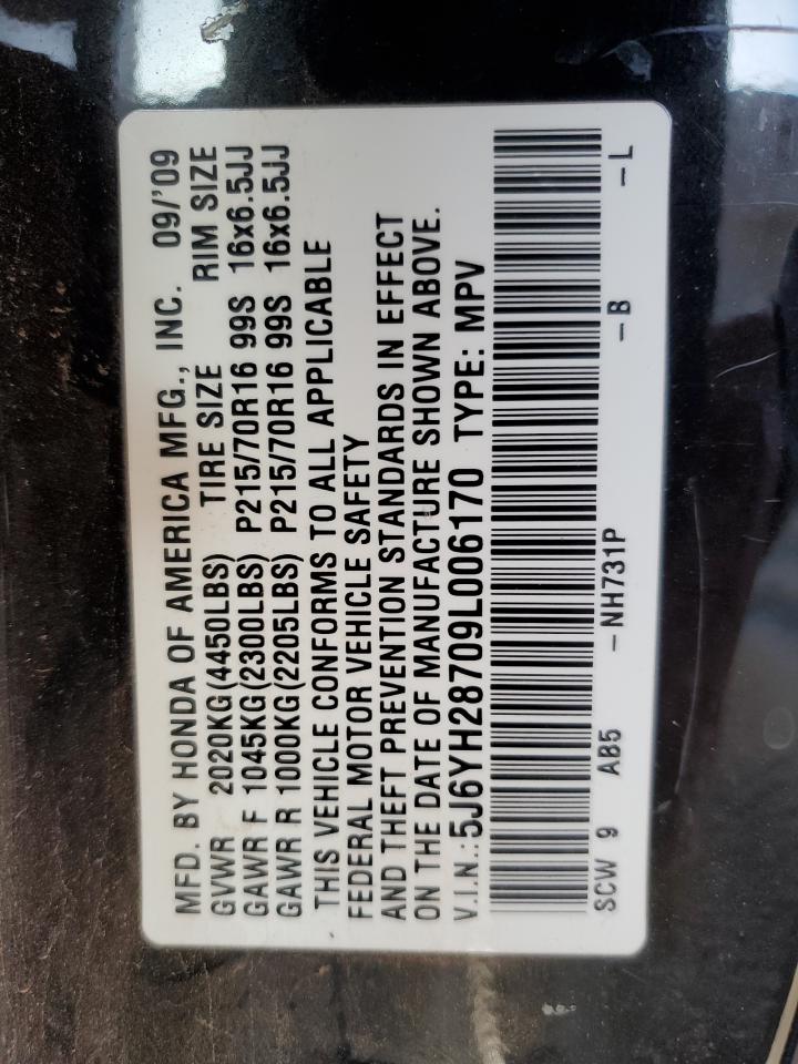 Photo 11 VIN: 5J6YH28709L006170 - HONDA ELEMENT 