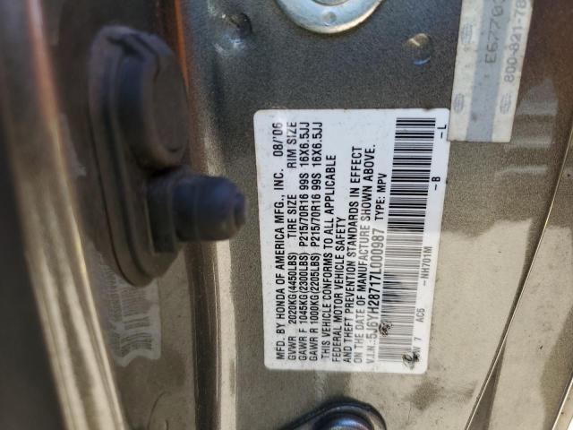 Photo 11 VIN: 5J6YH28717L000987 - HONDA ELEMENT 