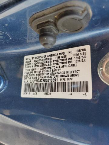 Photo 11 VIN: 5J6YH28728L018691 - HONDA ELEMENT EX 