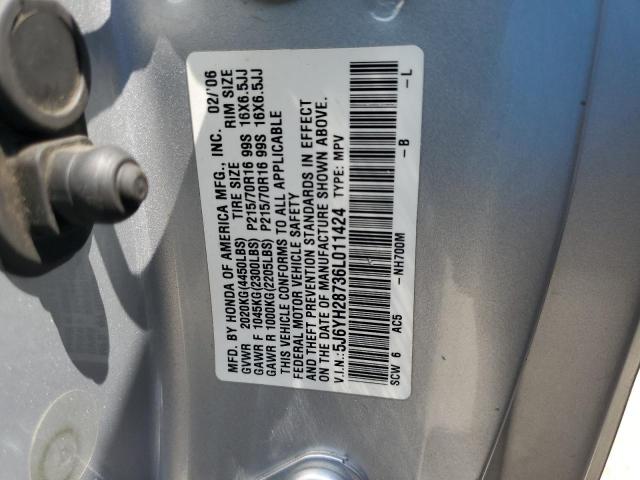 Photo 12 VIN: 5J6YH28736L011424 - HONDA ELEMENT EX 