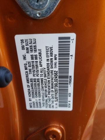 Photo 11 VIN: 5J6YH28736L024562 - HONDA ELEMENT EX 