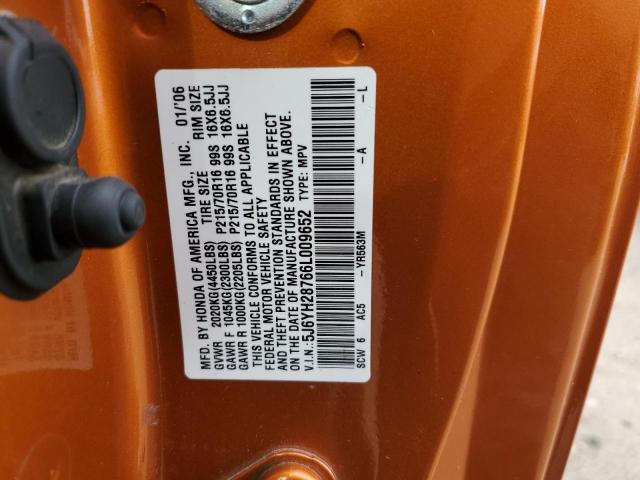 Photo 11 VIN: 5J6YH28766L009652 - HONDA ELEMENT EX 