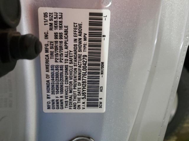 Photo 12 VIN: 5J6YH28776L004279 - HONDA ELEMENT EX 