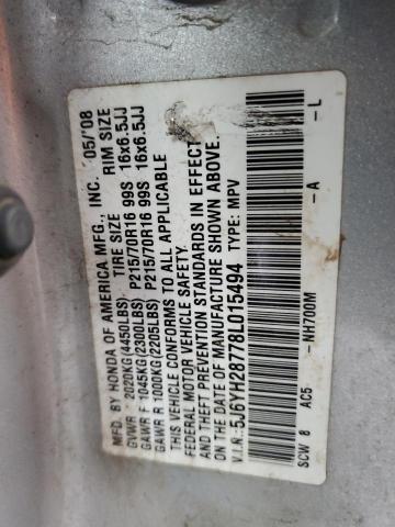 Photo 11 VIN: 5J6YH28778L015494 - HONDA ELEMENT 