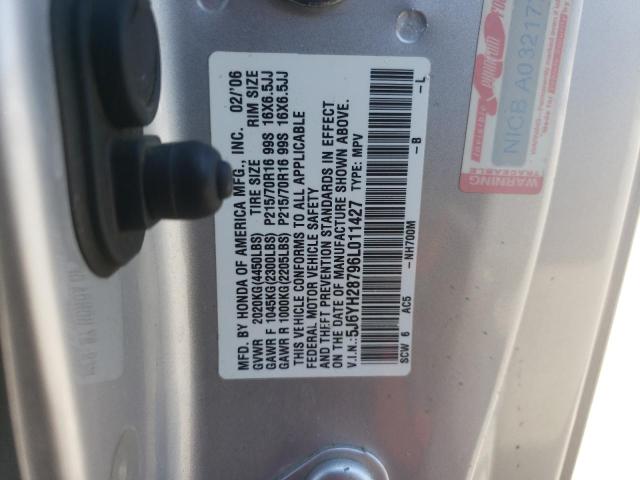 Photo 12 VIN: 5J6YH28796L011427 - HONDA ELEMENT 