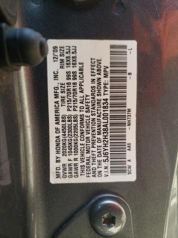 Photo 9 VIN: 5J6YH2H38AL001834 - HONDA ELEMENT LX 