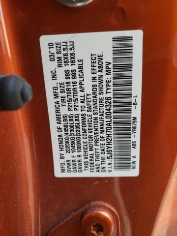 Photo 12 VIN: 5J6YH2H70AL004326 - HONDA ELEMENT 