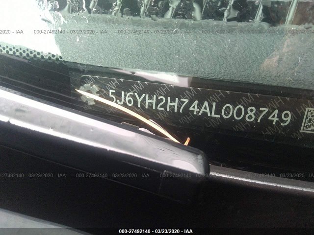 Photo 8 VIN: 5J6YH2H74AL008749 - HONDA ELEMENT 