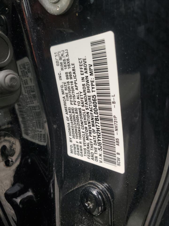 Photo 12 VIN: 5J6YH2H77BL004065 - HONDA ELEMENT 