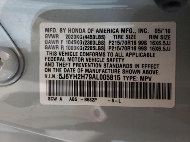 Photo 9 VIN: 5J6YH2H79AL005815 - HONDA ELEMENT EX 