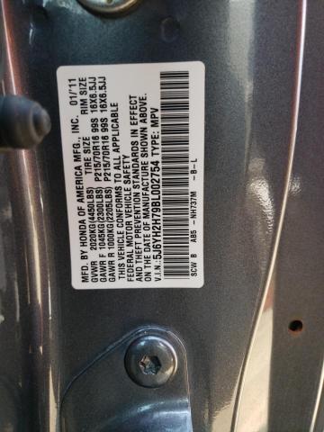 Photo 11 VIN: 5J6YH2H79BL002754 - HONDA ELEMENT 