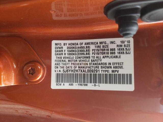 Photo 9 VIN: 5J6YH2H7XAL009291 - HONDA ELEMENT EX 