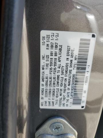 Photo 12 VIN: 5J8TB18207A009080 - ACURA RDX 