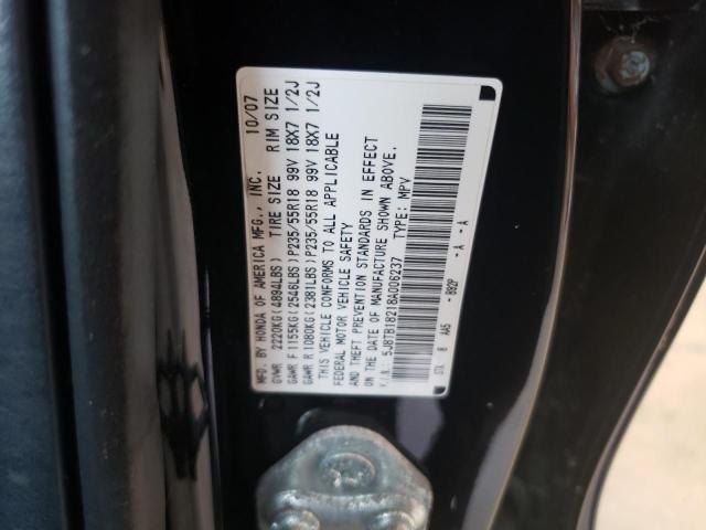 Photo 12 VIN: 5J8TB18218A006237 - ACURA RDX 