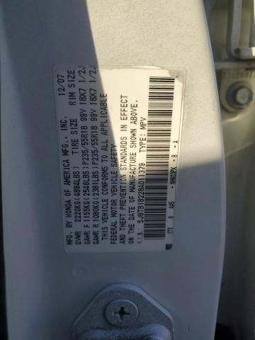 Photo 12 VIN: 5J8TB18228A011379 - ACURA RDX 