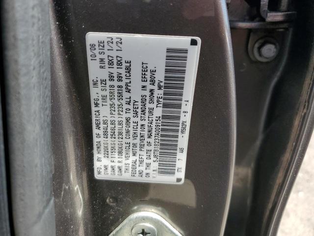 Photo 12 VIN: 5J8TB18237A009154 - ACURA RDX 