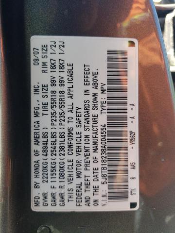 Photo 12 VIN: 5J8TB18238A004554 - ACURA RDX 