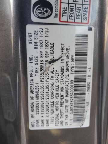 Photo 13 VIN: 5J8TB18268A000109 - ACURA RDX 